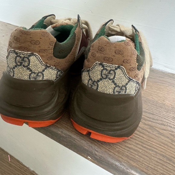 Gucci Women's Sneakers - burgandy, Green, Beige - Picture 4 of 8